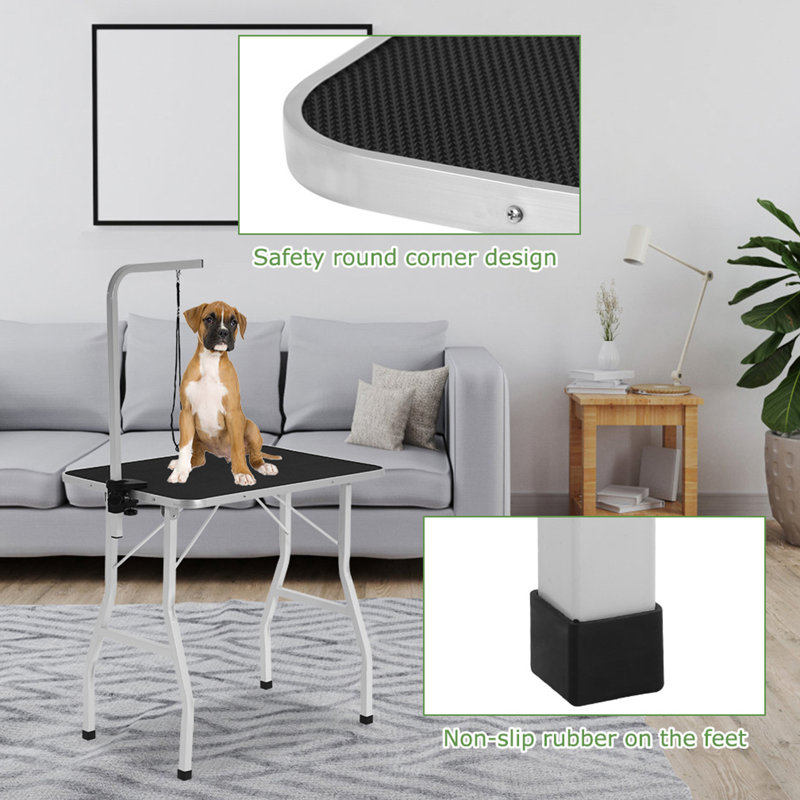BestPet 30'' H x 19.7'' W x Metal Adjustable and Foldable Folding